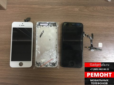 Ремонт iPhone 5 - из черного сделали белый.